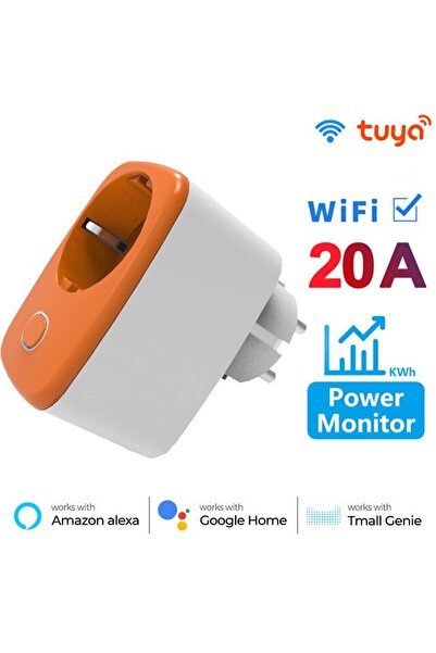 Choice1 20A Power Monitor O 16/20A Smart Socket EU WIFI Tuya Plug Smart Home Voice Timer Power Monitor Outle