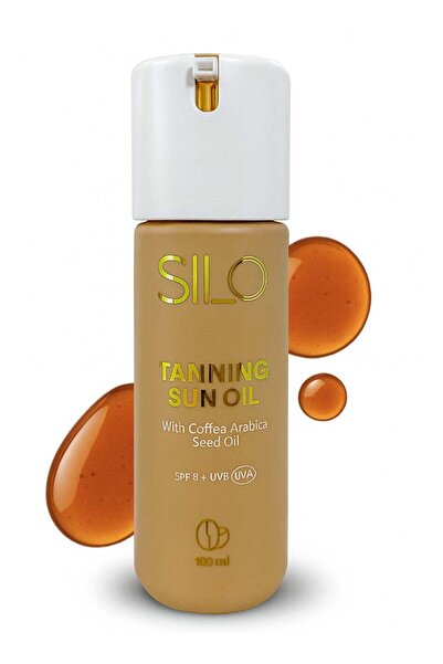 silo tanning oil SPF 8, 100 ml, Coffee seed oil