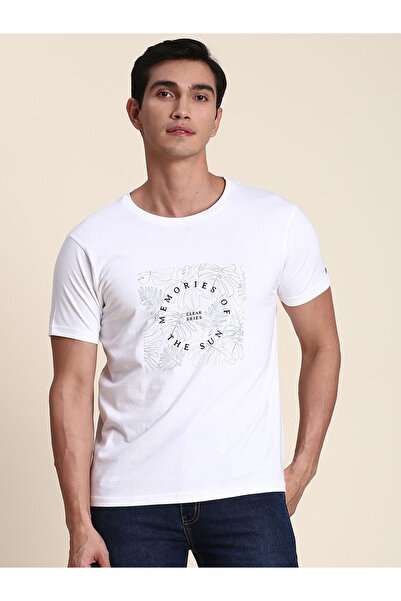 Dennis Lingo By Styli Men Regular Fit Typography Print T-Shirt