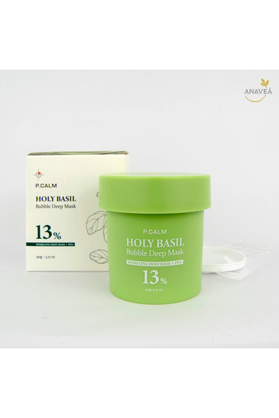 p.clam P.CALM HOLY BASIL Bubble Deep Mask, 90 gr
