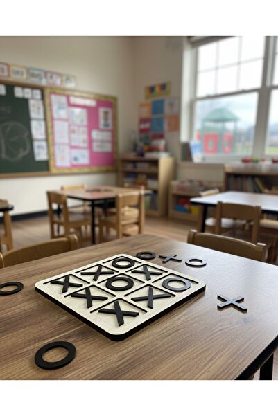 Figür Reklam Ajansı Xo Game,X & O Blocks - Educational Board Game Brain Teaser Puzzle Educational Toy Wooden Toy Montessori