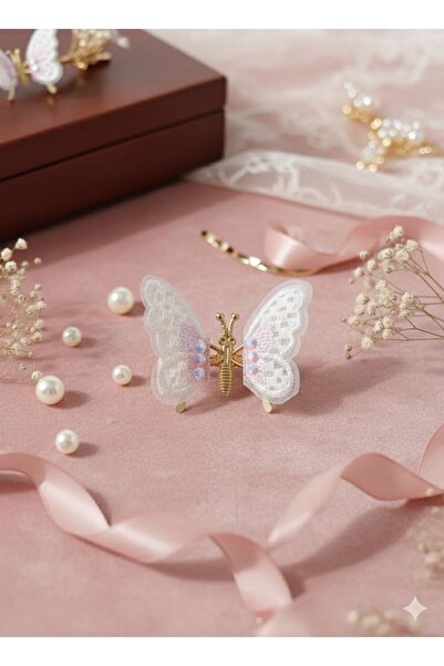 Shiklik Елегантна модель з рухомими метеликами та камінцями, детальна шпилька...