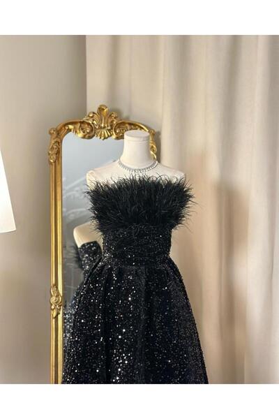 vanus fashion فستان سهره ميدي 5025