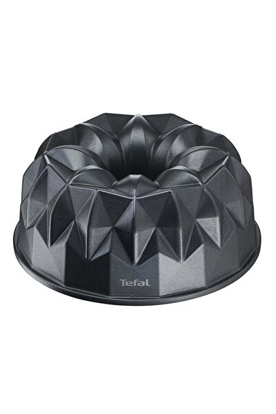 TEFAL Geometric Bundt Pan 25 cm, Non-Stick, Black (J3030304)