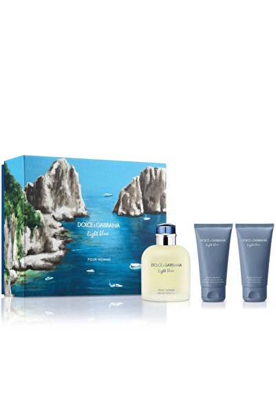 Dolce&Gabbana Dolce & Gabbana Light Blue For Men Set Eau De Toilette 125ml + Asb 50ml + Sg 50ml