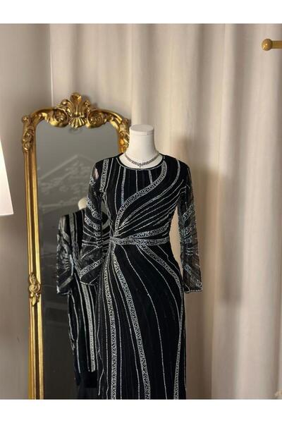 vanus fashion فستان سهرة طويل 4714