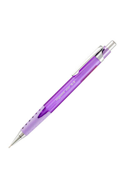 Bigpoint Star Versatil Kalem, 0.9 mm, Metal Uçlu, Mor