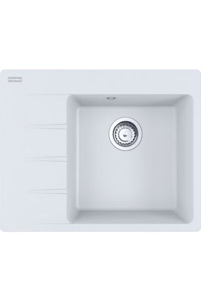 Franke Fragranite kitchen sink Centro CNG 611/211-62 ST, left drainer, 620 x 500 mm, White