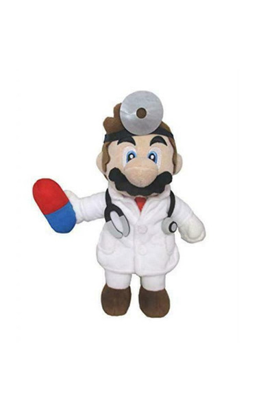 San - ei سوبر ماريو دكتور ماريو 9 بوصة من القطيفة من سان إي