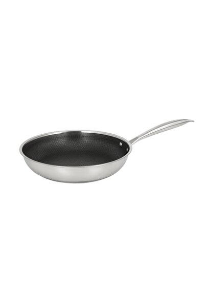 Zilan ZLN 9655 Tri-Ply Stainless Frying Pan, Nonstick, Scratch-Resistant, Ind...