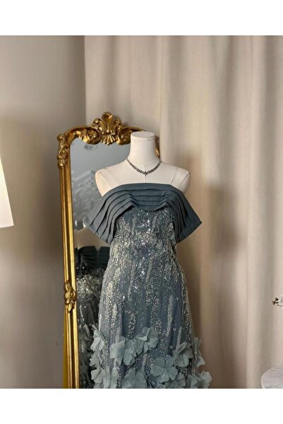 vanus fashion فستان سهرة طويل 4907