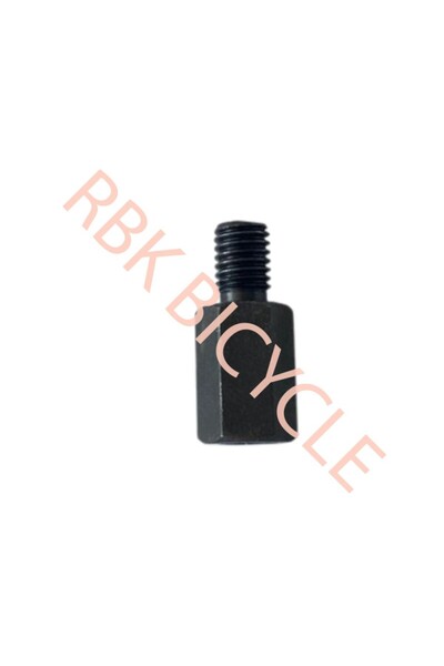 Universal AYNA UZATMASI 8 MM DÜZ GİRİŞ 8 MM TERS ÇIKIŞ SİYAH