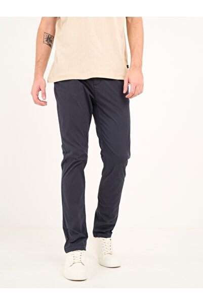 KVL by KENVELO Pantaloni lungi barbat de culoare uniforma