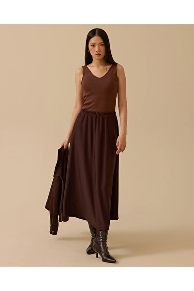 SCL Elastik Bel Kloş Etek