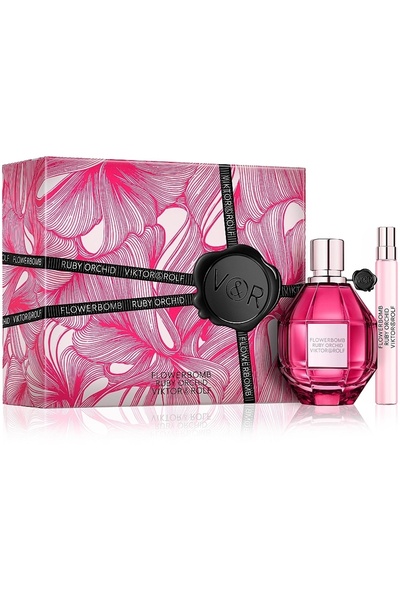 Viktor&Rolf Viktor & Rolf Flower Bomb Ruby Orchid For Women Set Eau De Parfum 100ml + Eau De Parfum 10ml