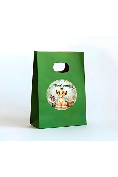 Invitatii Originale Punga verde Lion King- set 20 buc