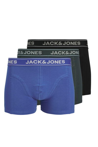 Jack & Jones Large Size 3-Piece Boxer Pack - Black