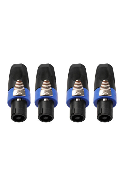 Choice1 4PCS Audio Speaker Plug Connectors Outdoor Music Listening Supplies 2...