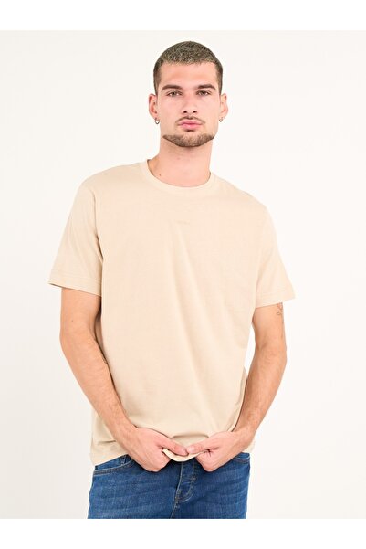 KVL by KENVELO Tricou barbat cu maneca scurta de culoare uniforma