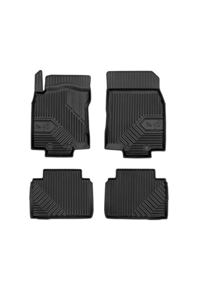 Mammoth Set covorase auto TPE 4 buc No. 77, Fata/Spate, negru, potrivit NISSA...