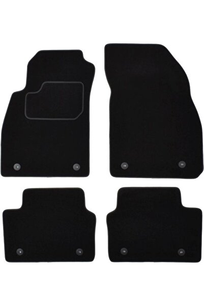 Mammoth Set covorase 4 buc, fata/spate, velur negru, potrivit OPEL INSIGNIA A...