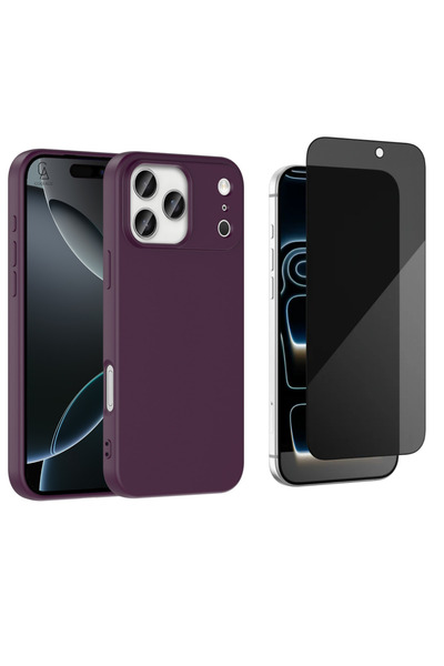Coolacs Apple iPhone 17 Pro Max Compatible Velvet Launch Case and Ghost Full-...