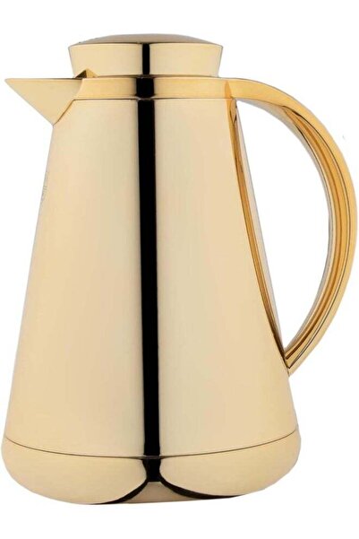 Generic Al Saif Hala Coffee and Tea Vacuum Flask, 1.0 L, Gold