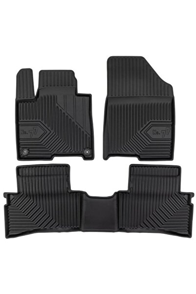 Mammoth Set covorase auto TPE 4 buc No. 77, Fata/Spate, negru, potrivit KIA S...