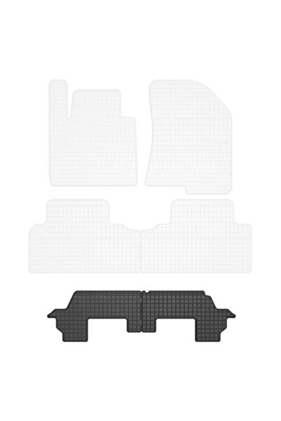 Mammoth Set 2 covorase auto cauciuc BASIC, 3 randuri, negru, potrivit KIA CAR...