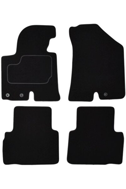 Mammoth Set covorase 4 buc, fata/spate, velur negru, potrivit HYUNDAI IX35 08...