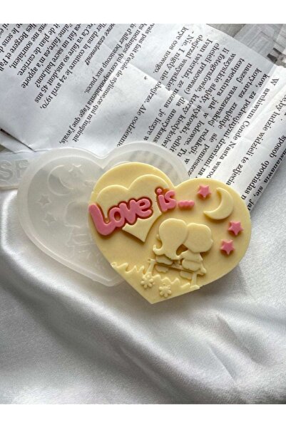 SiliconForms Silicone Mold Heart "Love is..."