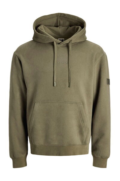 Jack & Jones Men's Minimal Printed Hooded Sweatshirt - Point