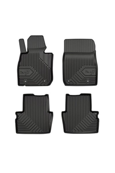 Mammoth Set covorase auto TPE 4 buc No. 77, Fata/Spate, negru, potrivit MAZDA...