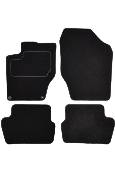 Mammoth Set covorase velur, 4 buc, negru, potrivit CITROEN C4 II, DS4 11.09-,...