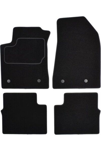 Mammoth Set covorase 4 buc, fata/spate, velur negru, potrivit ALFA ROMEO GIUL...