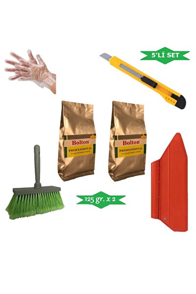 bolton 6'lı Set 250 Gr. Duvar Kağıdı Yapıştırıcısı (2xTutkal-fırça-spatula-fa...
