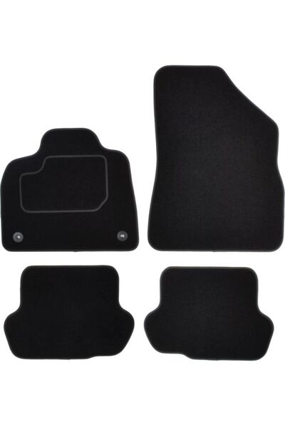 Mammoth Set covorase 4 buc, fata/spate, velur negru, potrivit CITROEN DS5 11....