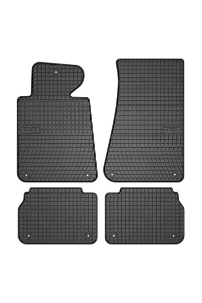 Mammoth Set 4 covorase auto cauciuc BASIC, Fata/Spate, negru, potrivit BMW 5 ...