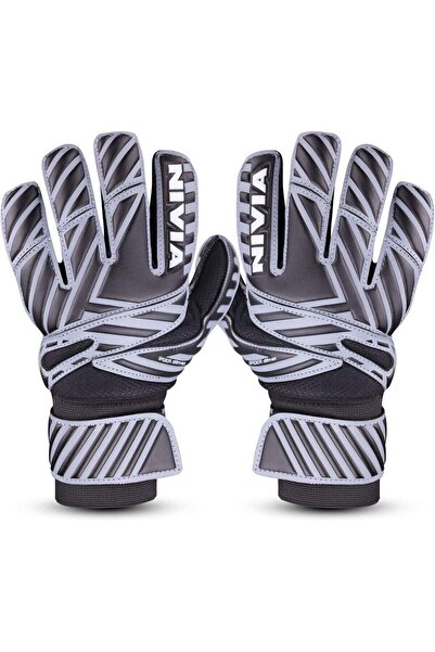 Nivia قفازات حارس المرمى ديتمار سبايدر (أسود، متوسط)