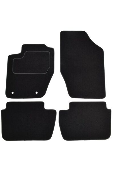 Mammoth Set covorase 4 buc, fata/spate, velur negru, potrivit PEUGEOT 307 08....