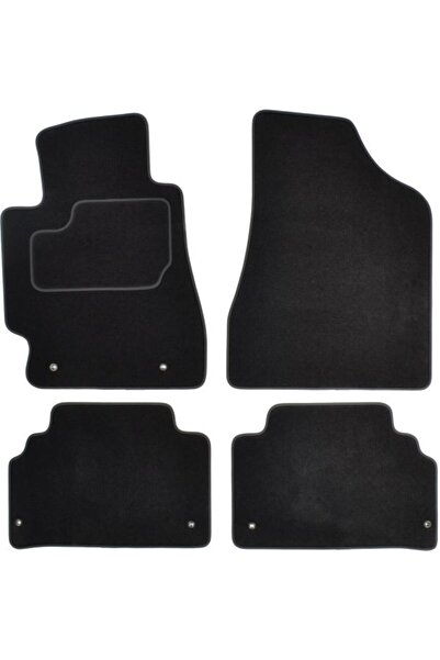 Mammoth Set covorase 4 buc, fata/spate, velur negru, potrivit LEXUS RX 05.03-...
