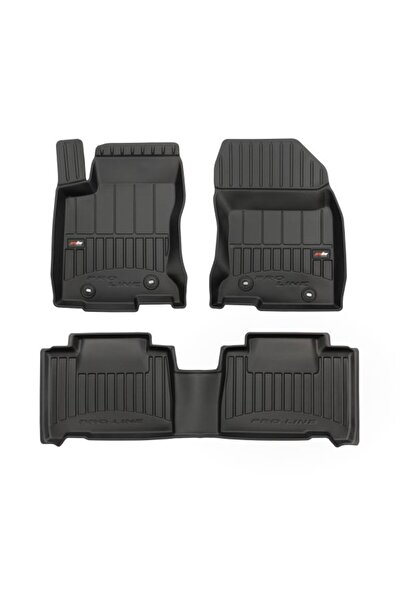 Mammoth Covorase Auto FROGUM TPE, 3 buc proLine 3D, Fata/Spate, negru, potrivit LEXUS NX 07.14-, Crossover