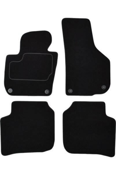 Mammoth Set covorase 4 buc, fata/spate, velur negru, potrivit SKODA SUPERB II...