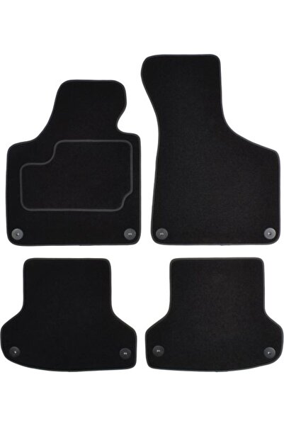 Mammoth Set covorase 4 buc, fata/spate, velur negru, potrivit AUDI A3 05.03-08.12, Sedan