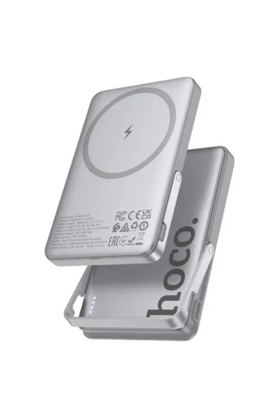 Hoco Acumulator extern MagSafe Q36A, wireless 20W PD QC3.0, 5000mAh, gri