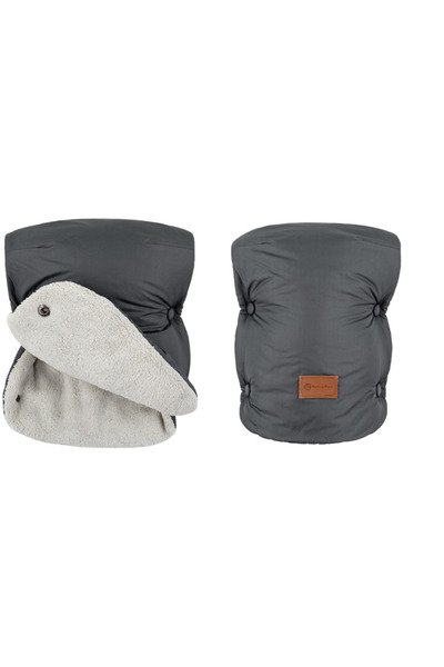 Petite&Mars Set plimbare cu sac de iarna, Jibot, 100x48 cm si manusi calduroa...