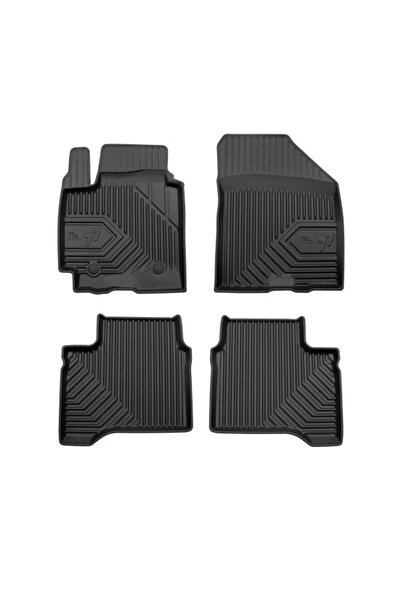 Mammoth Set covorase auto TPE 4 buc No. 77, Fata/Spate, negru, potrivit SUZUK...