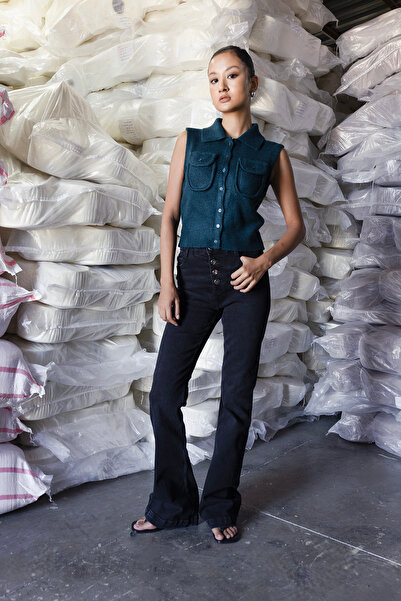 Nisan Detailed Knitted Vest