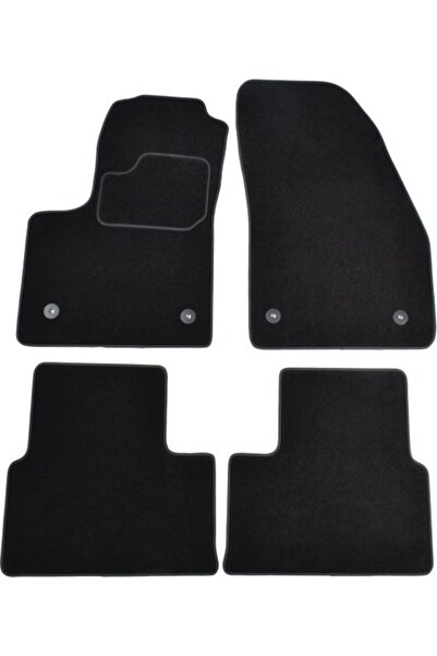 Mammoth Set covorase 4 buc, fata/spate, velur negru, potrivit OPEL MERIVA B 0...