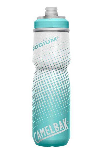 Camelbak زجاجة مياه بوديوم تشيل – 24 أونصة، بنقاط زرقاء مخضرة